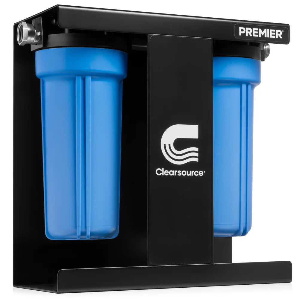 clearsource premier rv water filter system — front view