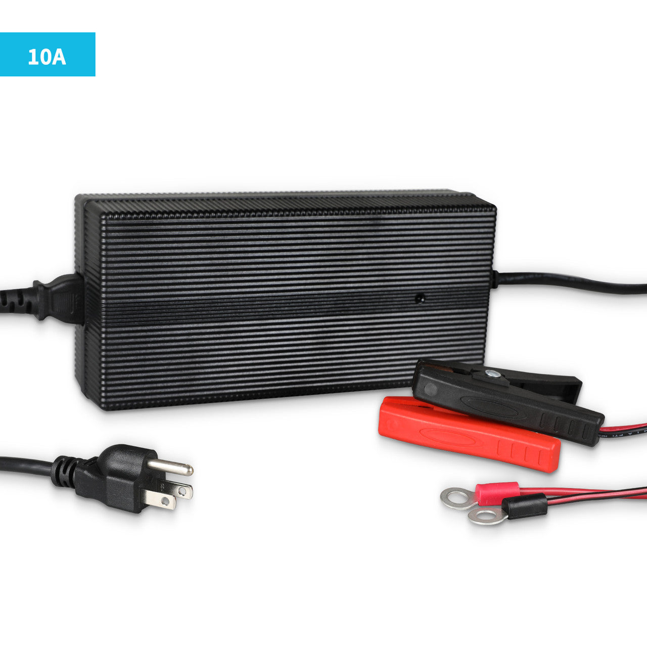 Renogy 24V 10A AC-to-DC LFP charger — front view