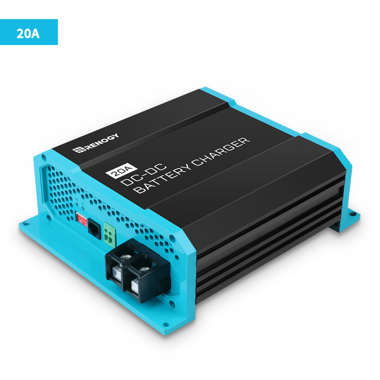 Renogy 12V 20A DC-to-DC charger front view