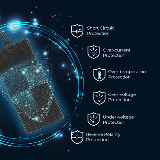 24V 10A AC-to-DC LFP Portable Battery Charger - Praetorian Consulting Store