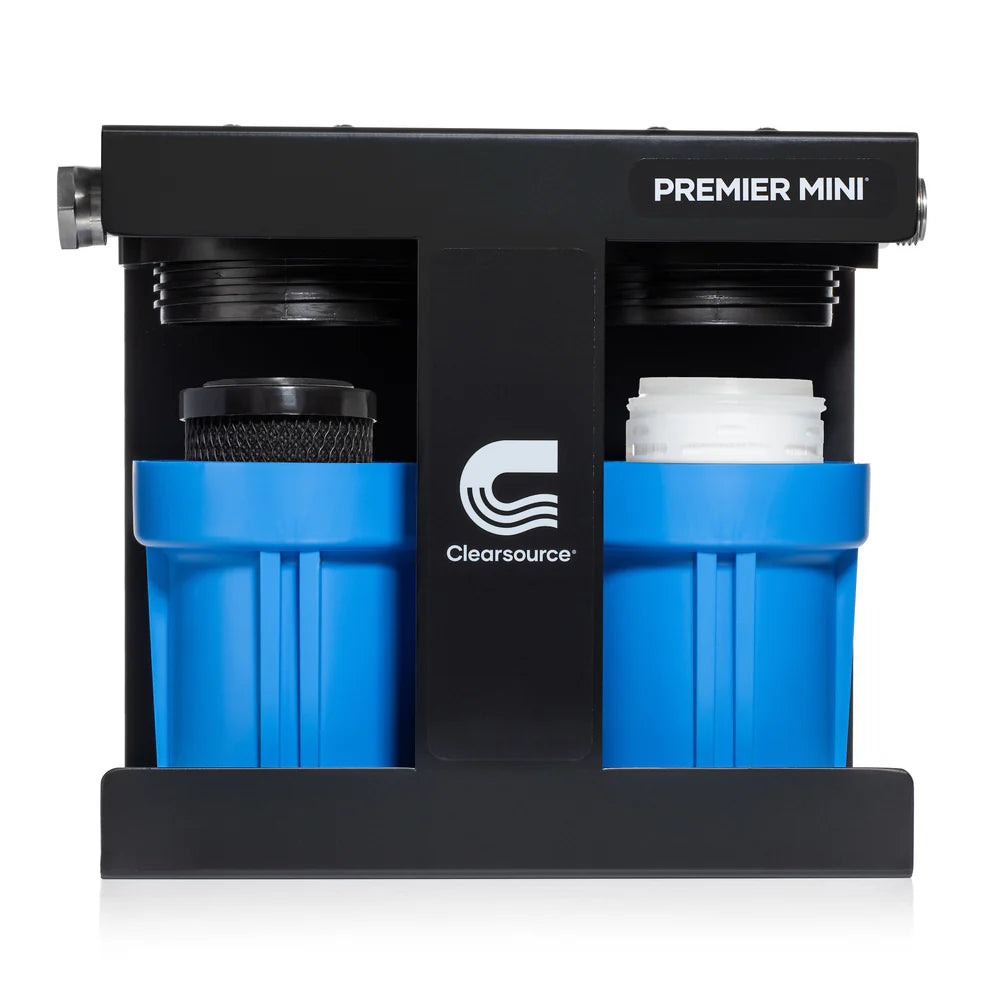 clearsource premier mini rv water filter system — front view