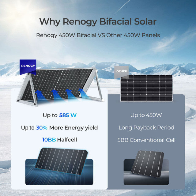Bifacial 450 Watt Monocrystalline Solar Panel - Praetorian Consulting Store