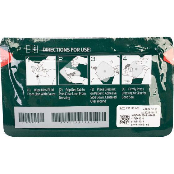 HyFin individual occlusive chest seal
