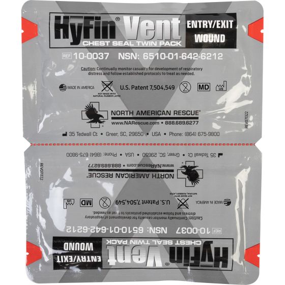 HyFin vent chest seal twin pack vented 