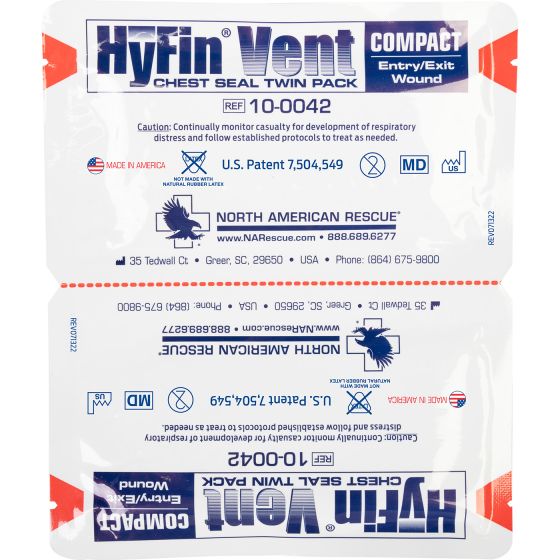 HyFin Vent Compact Chest Seal Twin Pack - Praetorian Consulting Store