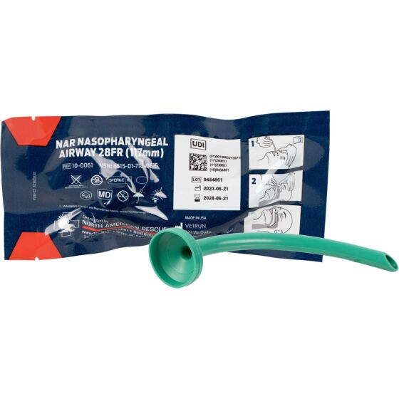 NAR Nasopharyngeal Airway - 28F (117mm) - Non-Lubricated - Praetorian Consulting Store