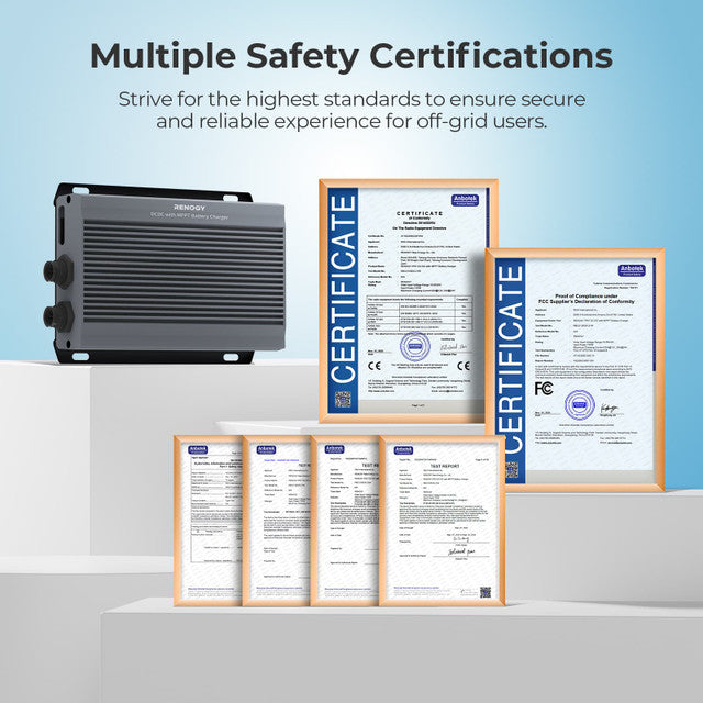 Renogy 12V/24V IP67 50A DC-DC Battery Charger with MPPT - Praetorian Consulting Store