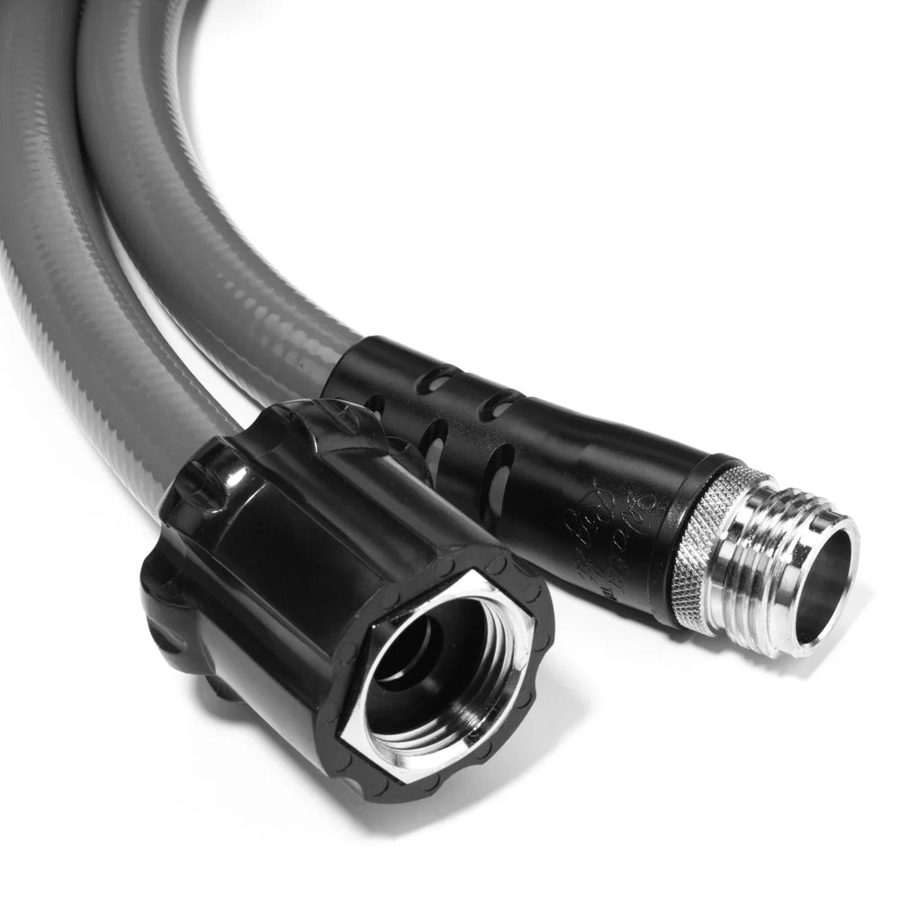 clearsource 25 ft rv water hose — connection end detail