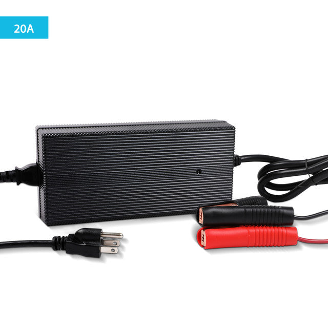 Renogy 12V 20A AC-to-DC LFP charger front view