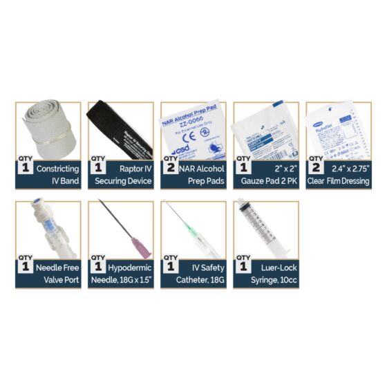 NAR Needleless Saline Lock Kit - Praetorian Consulting Store