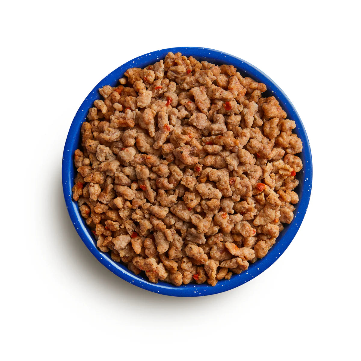 Prepared serving of Mountain House Pork Sausage crumbles