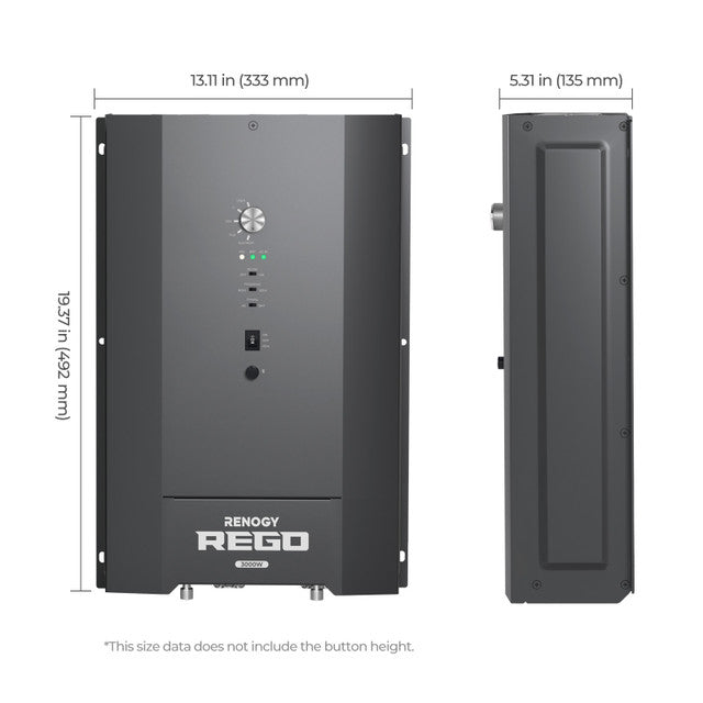 REGO 3000W 12V Pure Sine Wave HF Inverter Charger Split-phase Design - Praetorian Consulting Store