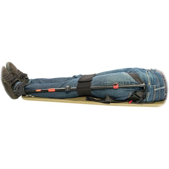 Slishman hip-anchor traction splint
