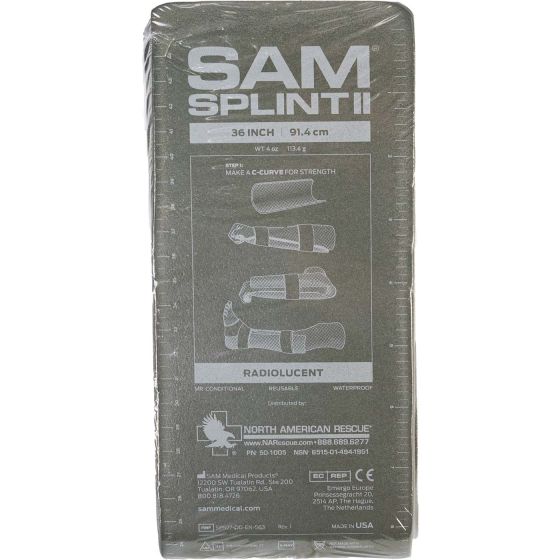SAM Splint II 36 inch radiolucent
