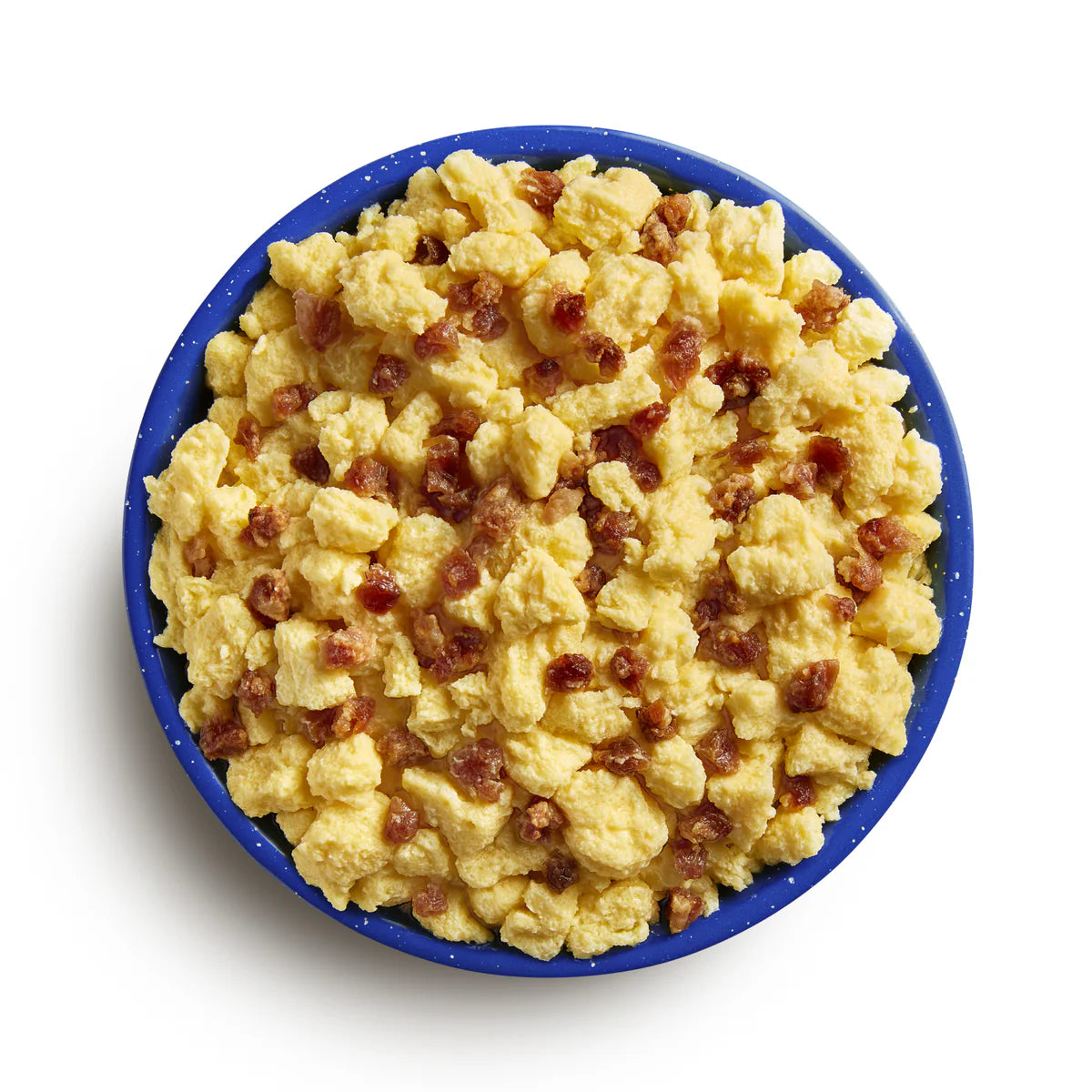 Prepared serving of Mountain House Scrambled Eggs with Uncured Bacon
