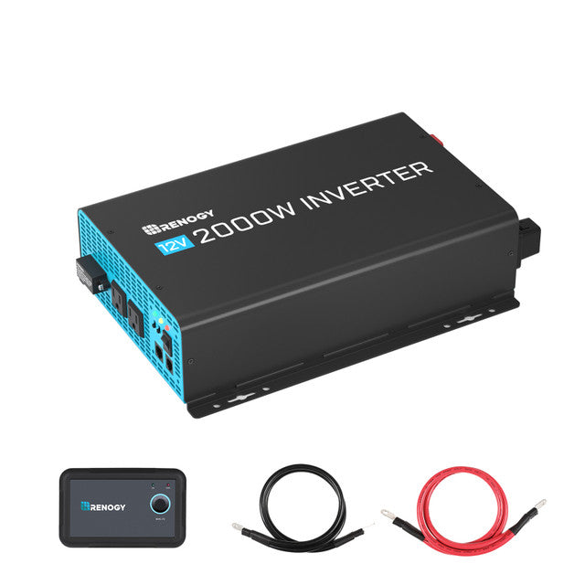 2000W 12V Pure Sine Inverter front view