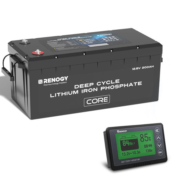 12V 200Ah Core Series Deep Cycle Lithium Iron Phosphate Battery - Supports Series Connection for 24V/48V Systems - Praetorian Consulting Store
