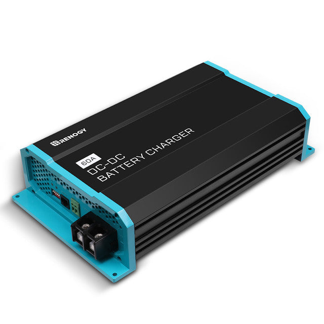 Renogy 12V 60A DC to DC battery charger — front view