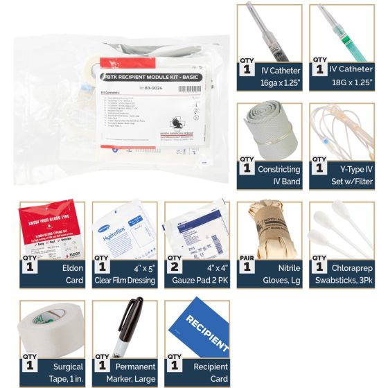 NAR FBTK-B field blood kit components