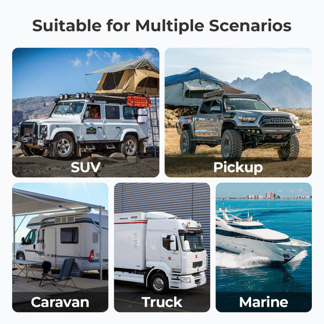 Renogy 12V/24V IP67 50A DC-DC Battery Charger with MPPT - Praetorian Consulting Store