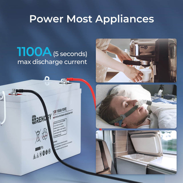 Deep Cycle AGM Battery 12 Volt 100Ah - Praetorian Consulting Store