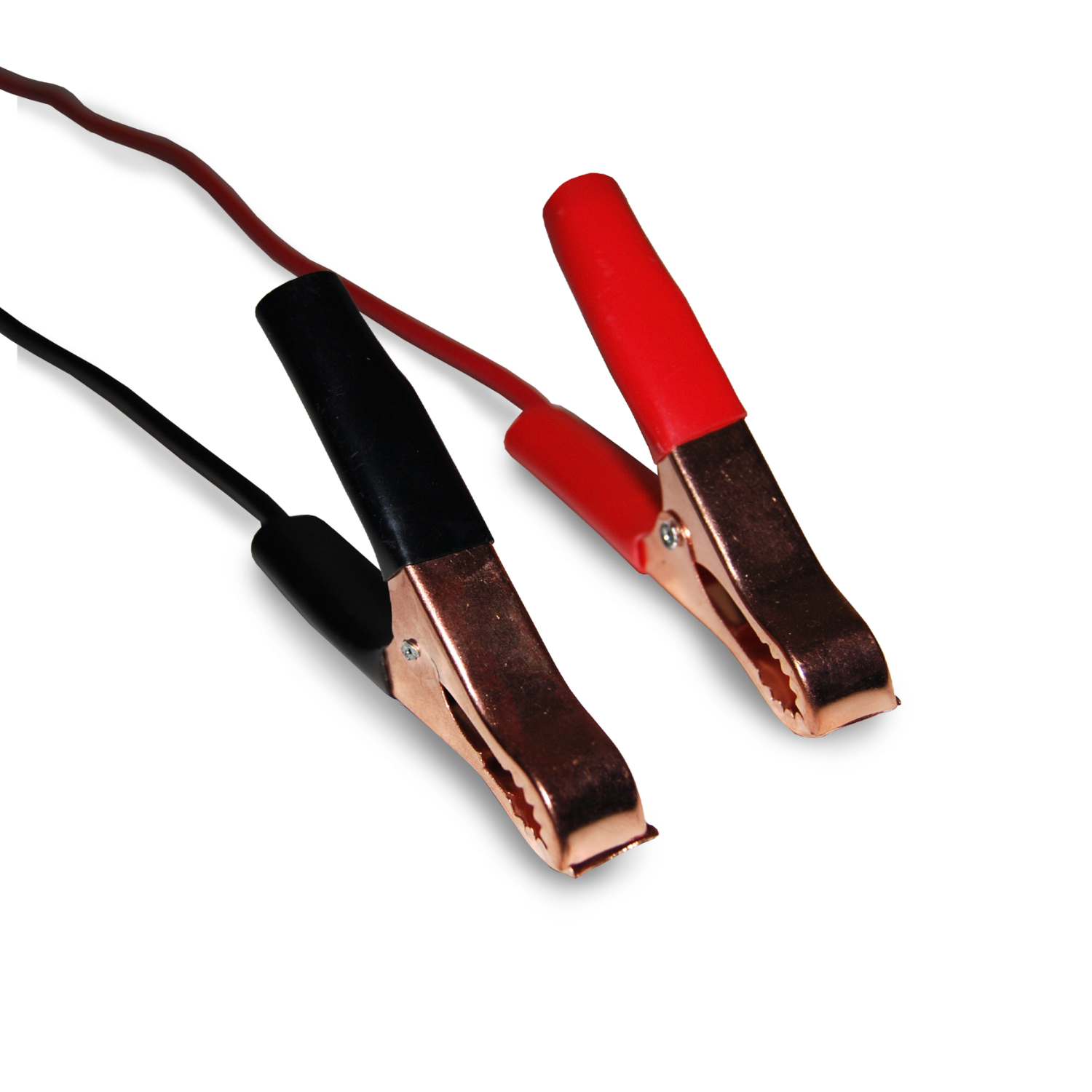 View showing alligator clips