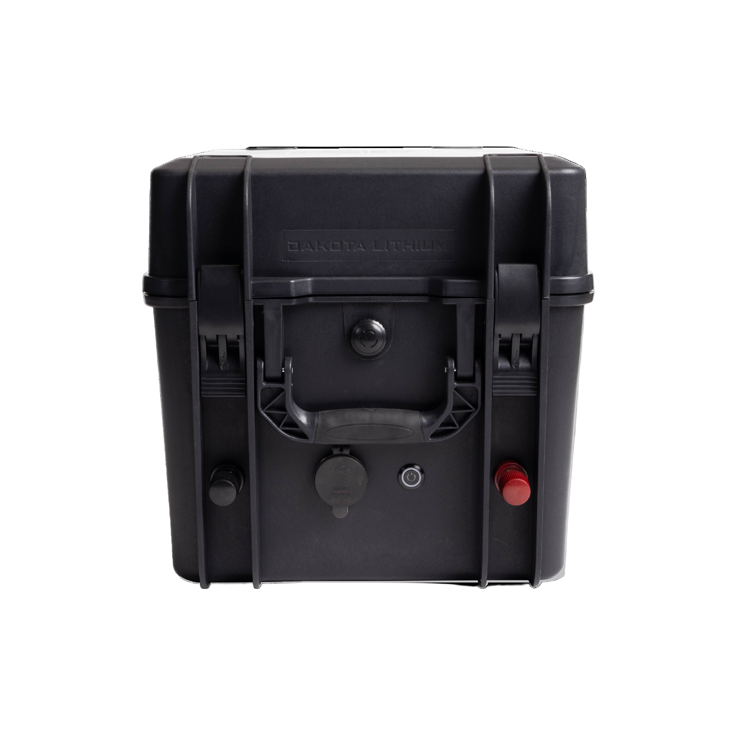 Front view of Dakota Lithium PowerBox+ 135 solar generator