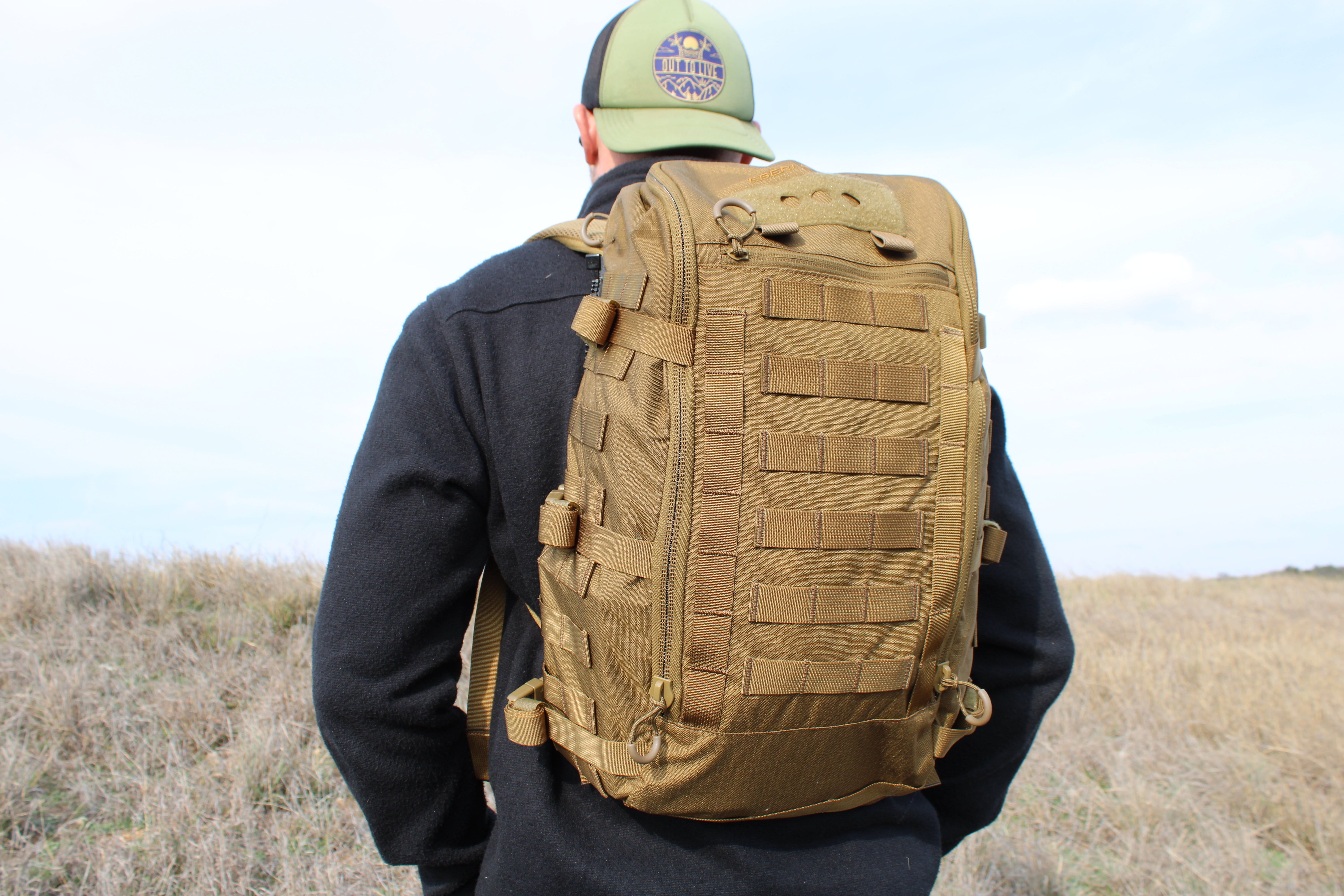 Eberlestock Mission Assault Pack carrying the UHF/VHF Emergency Radio Kit with room for additional supplies