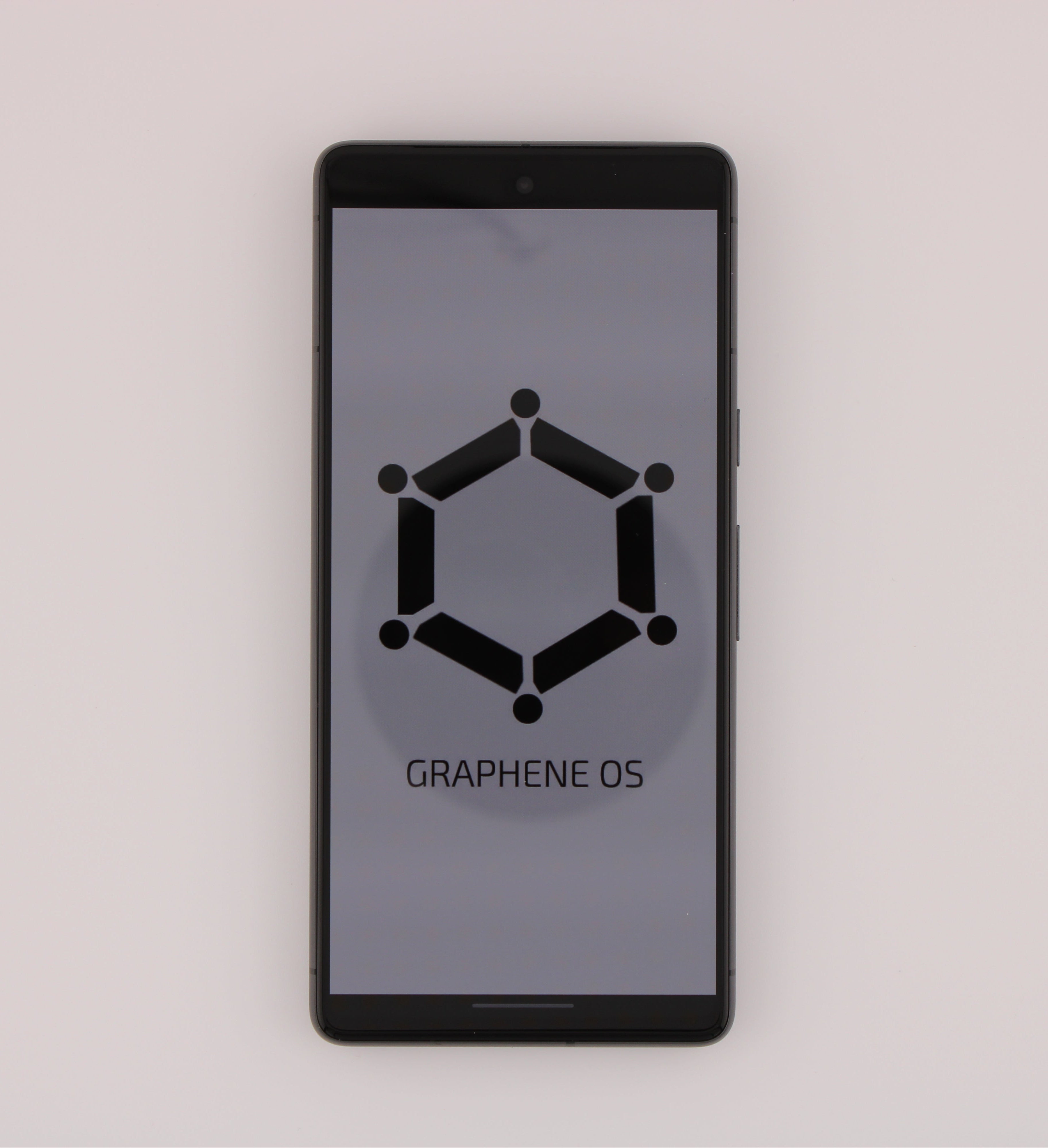 Google Pixel 9 smartphone running GrapheneOS – privacy-focused secure phone for travelers