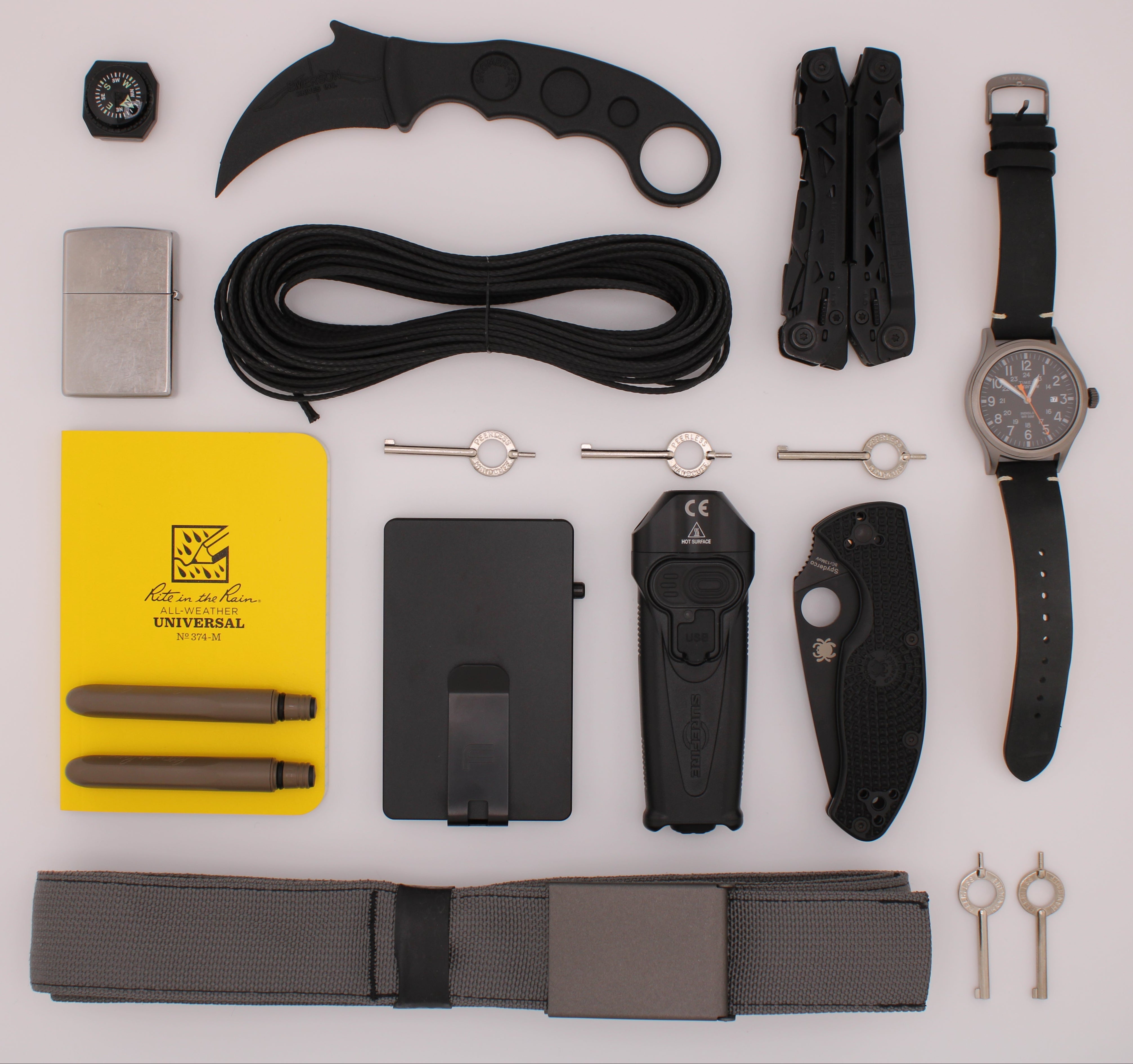 Aegis Kit – tactical everyday carry survival gear with covert tools and medical supplies