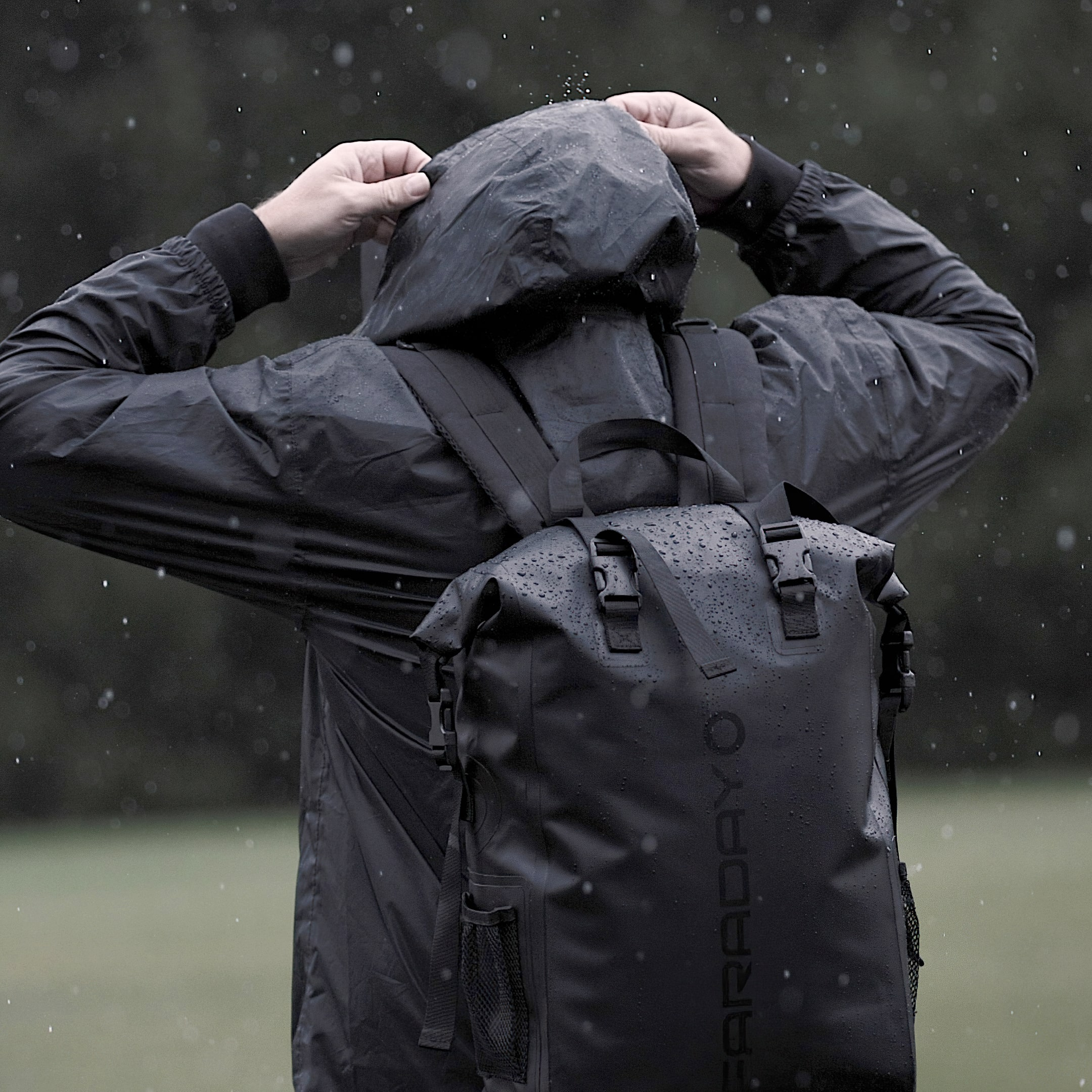 Faraday Dry Bag Backpack – Stealth Black