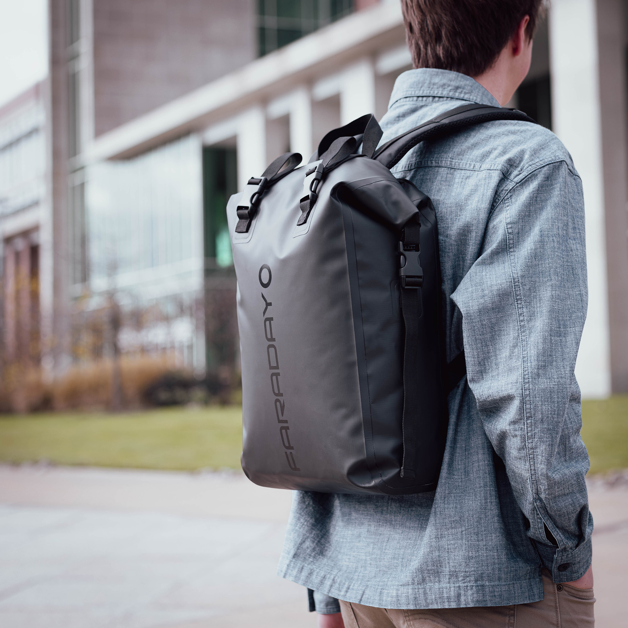 Faraday Dry Bag Backpack – Stealth Black