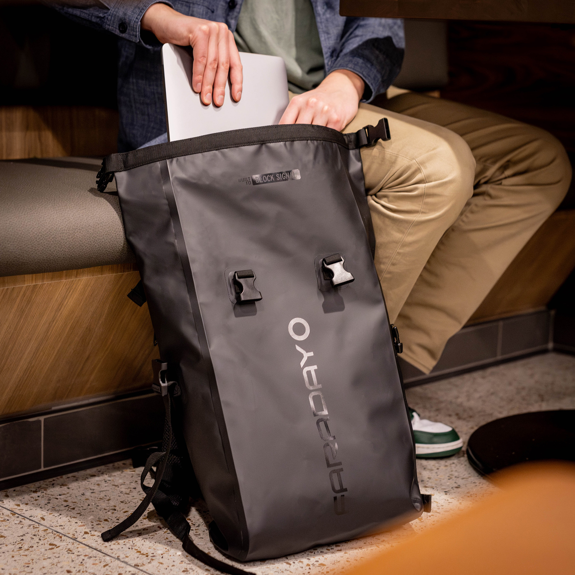 Faraday Dry Bag Backpack – Stealth Black