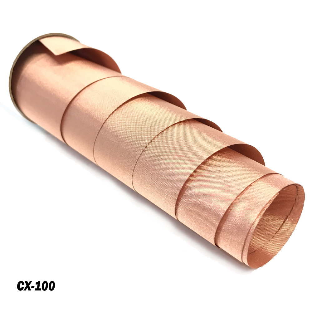 CYBER CX-100 Faraday Fabric EMF RF Shielding 100% Copper Plated Fabric Roll – 53" x 1'