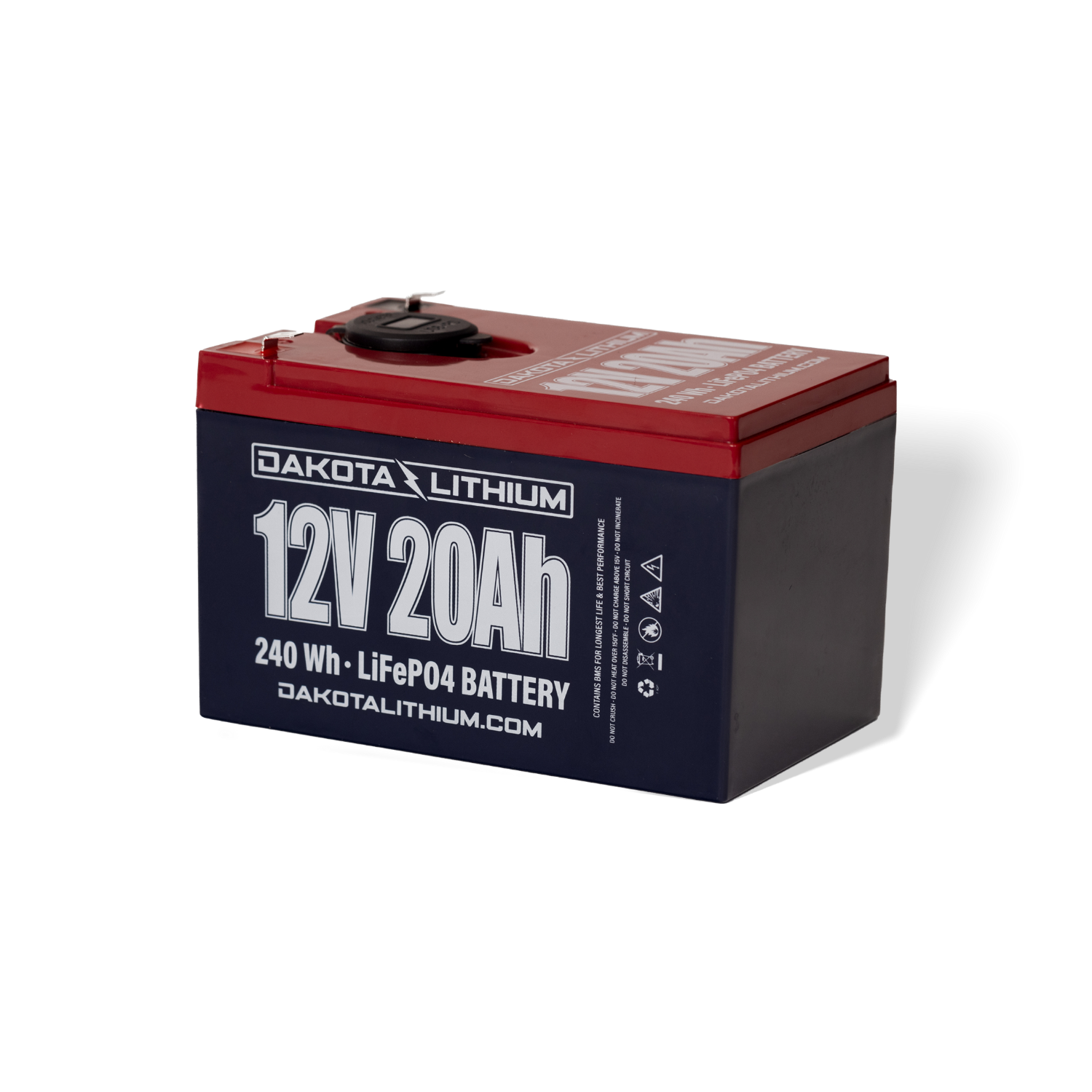 12V 20Ah USB Deep Cycle LiFePO4 Battery