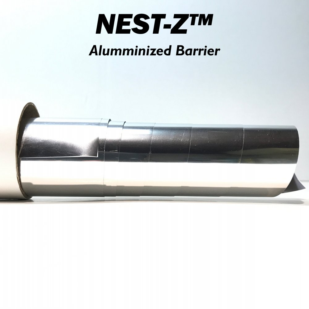 NEST-Z 7.0 Mil Aluminized Barrier ESD / EMP Protection Material Roll – 36″ x 1 Yard