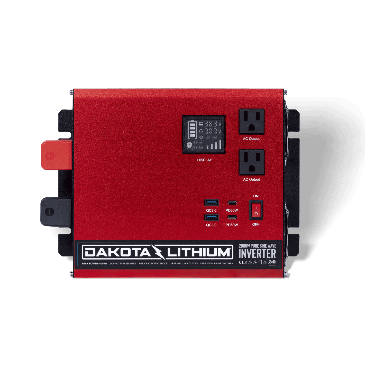 12V 2000 Watt DC to AC Inverter – Pure Sine Wave