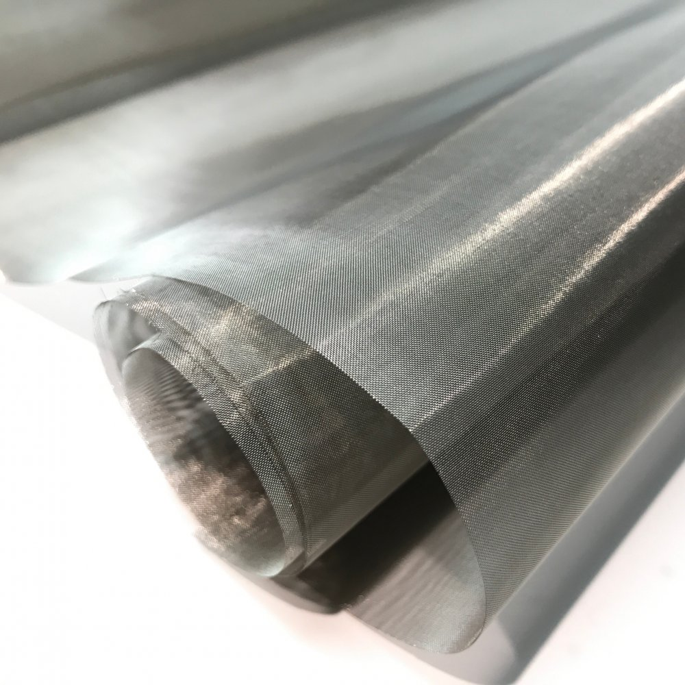 CYBER Faraday Fabric EMF RF Shielding Light Filtering Fine Mesh Roll – 55″ x 1′