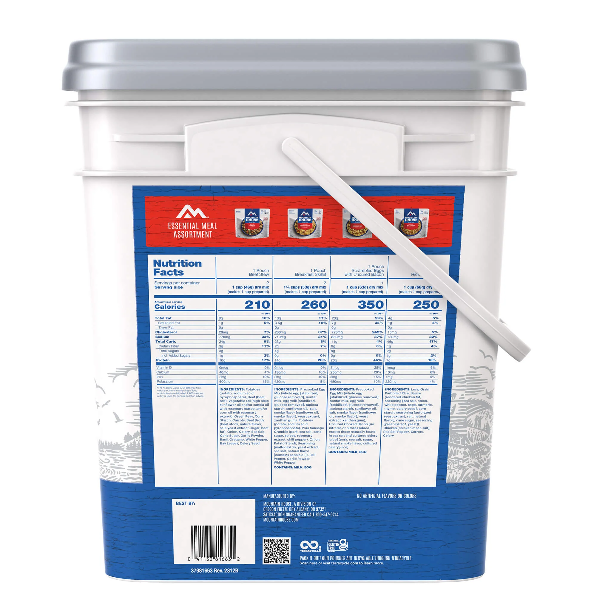 Essential Meal Assortment Bucket