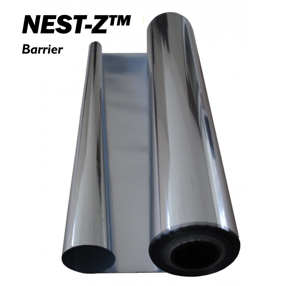 NEST-Z 7.0 Mil Aluminized Barrier ESD / EMP Protection Material Roll – 36″ x 1 Yard