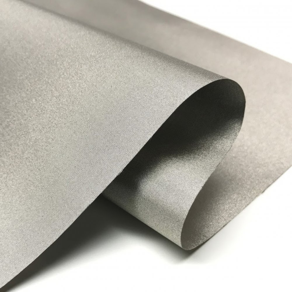 CYBER NC-TF Faraday Fabric EMF RF Shielding Nickel Copper Taffeta Fabric Roll – 42″ x 1′
