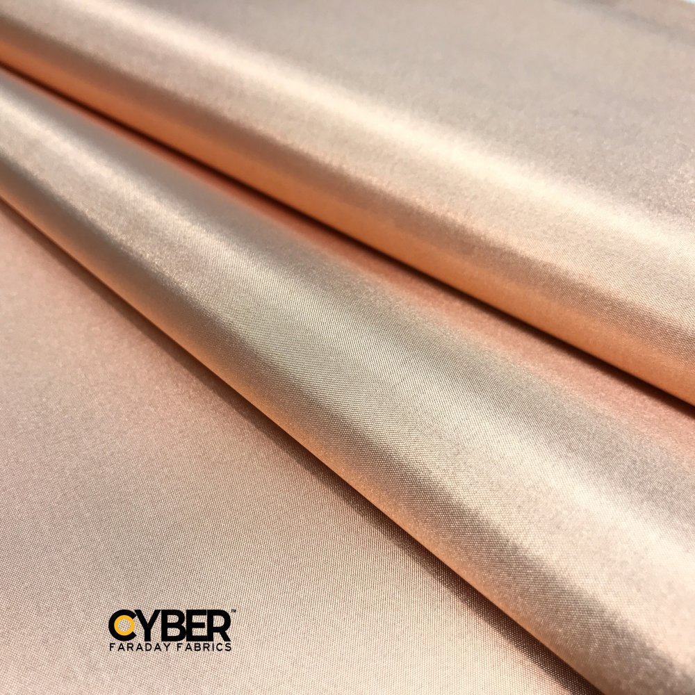 CYBER CX Faraday Fabric EMF RF Shielding Copper Fabric Roll – 44″ x 1′