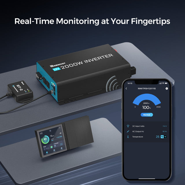 2000W 12V Pure Sine Wave Inverter with Power Saving Mode (New Edition) - Praetorian Consulting Store