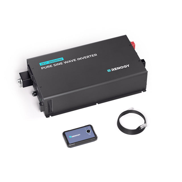 3000W 12V Pro Pure Sine Inverter front view