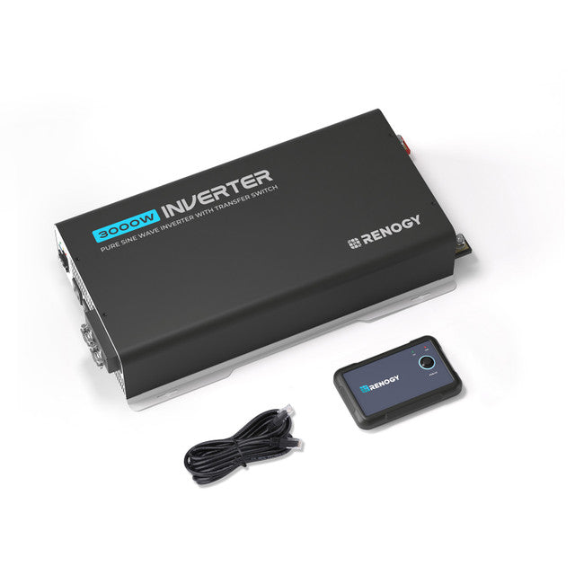 Renogy PUH 12V 3000W Pure Sine Inverter front view