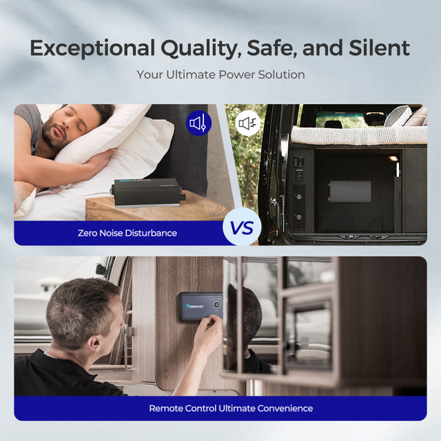 PUH 12V 3000W Pure Sine Wave Inverter with UPS Transfer Switch and Built-in Bluetooth - Praetorian Consulting Store