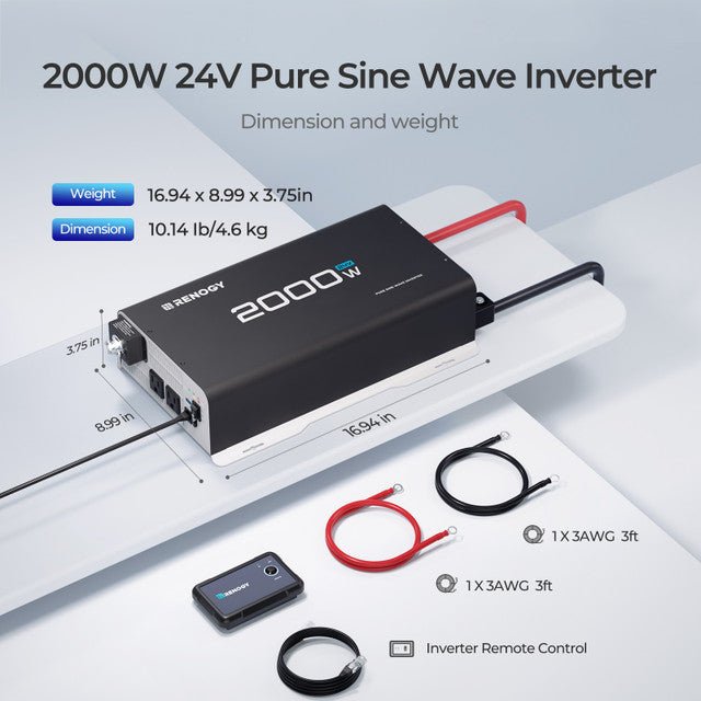 2000W 24V Pure Sine Wave Inverter - Praetorian Consulting Store