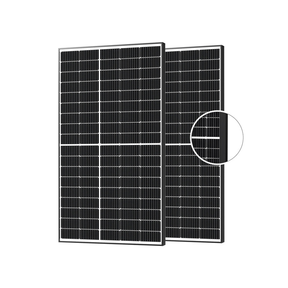 renogy bifacial 320w solar panel 2-pack — front view