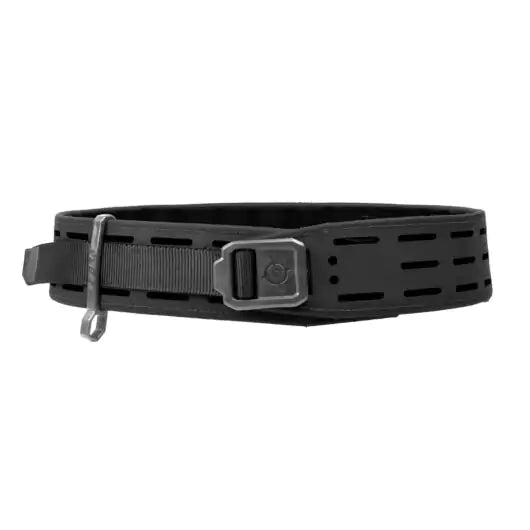 Front view of Blue Force Gear GRID Belt with laser-cut MOLLEminus field