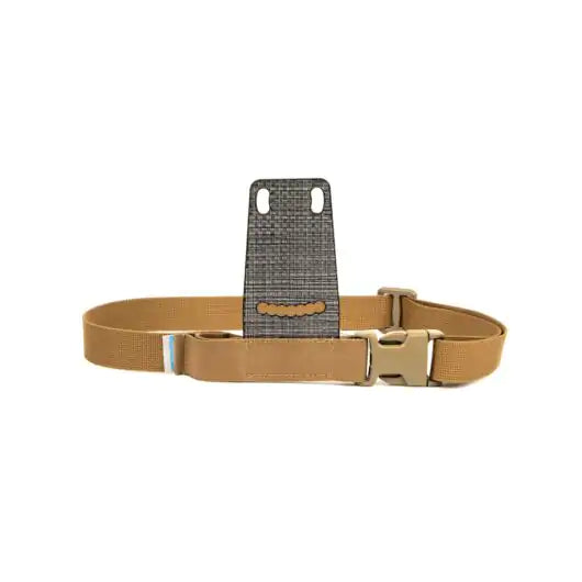 Front view of Blue Force Gear Leg Strap for Holster Adapter with Tegris panel